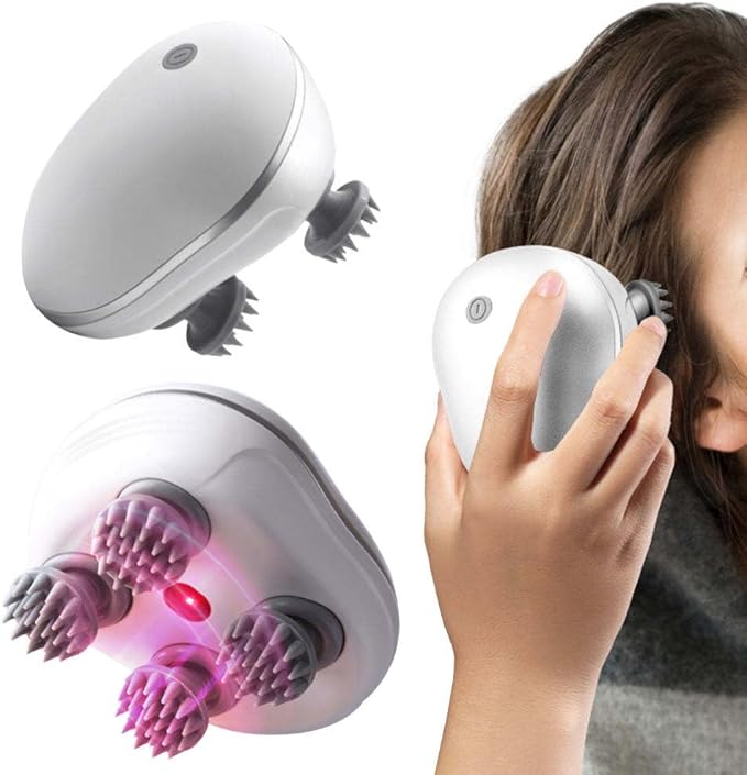 Electric Scalp Massager – Waterproof Deep Relaxation Brush