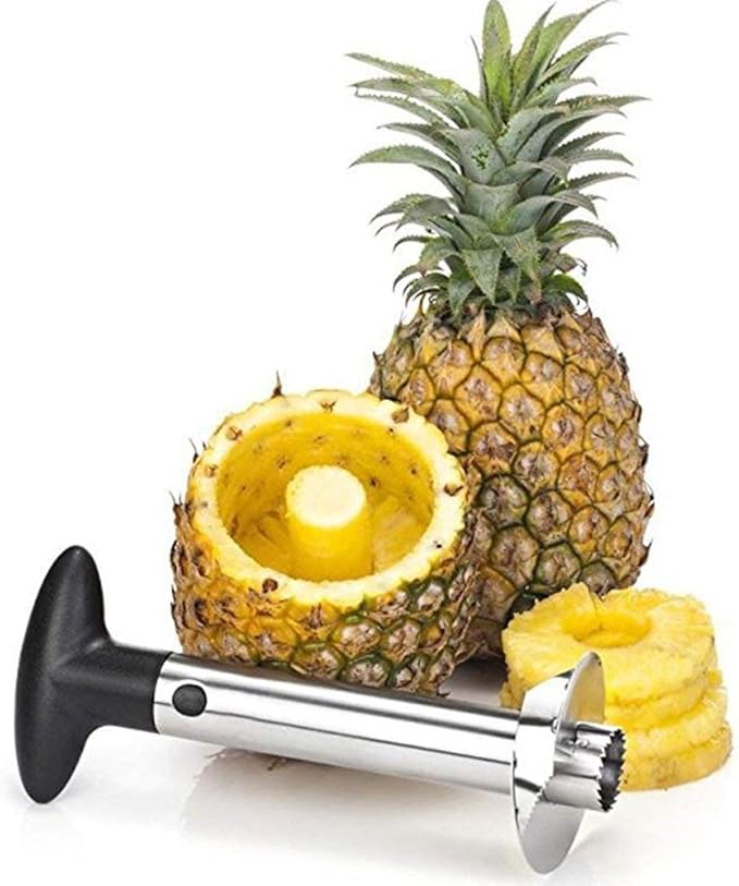 Stainless Steel Pineapple Corer & Slicer – Easy Fruit Cutter 🍍✨