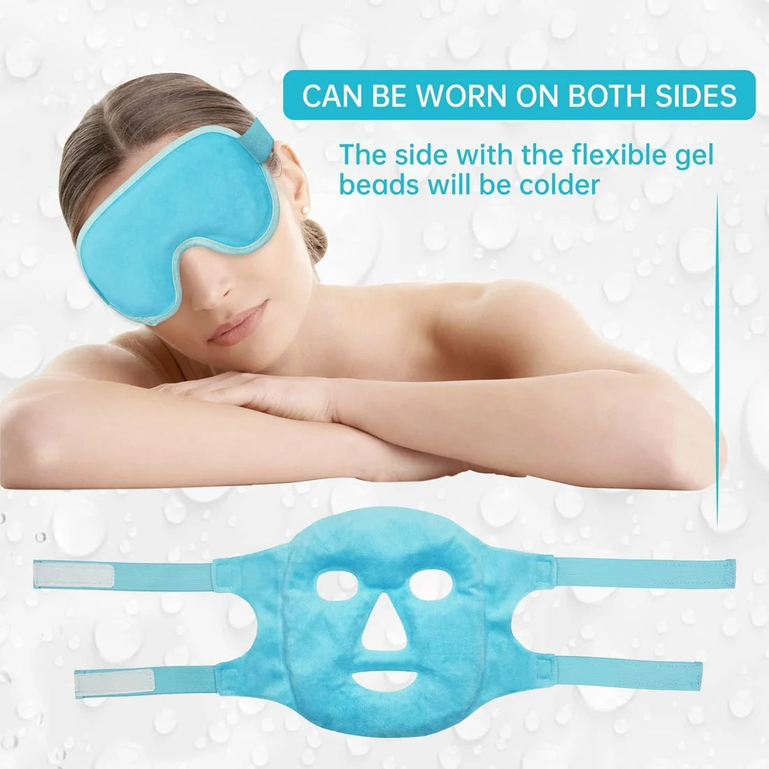 Reusable Gel Face Mask – Hot & Cold Therapy Mask