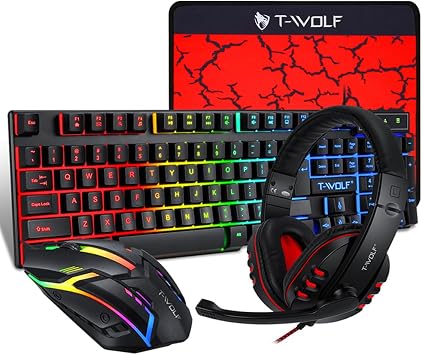4 in 1 Gaming Combo ( Keyboard - headset - mousepad - mouse )
