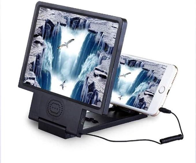 3D Phone Screen Magnifier – Mobile Amplifier with Stand