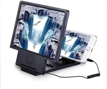 3D Phone Screen Magnifier – Mobile Amplifier with Stand