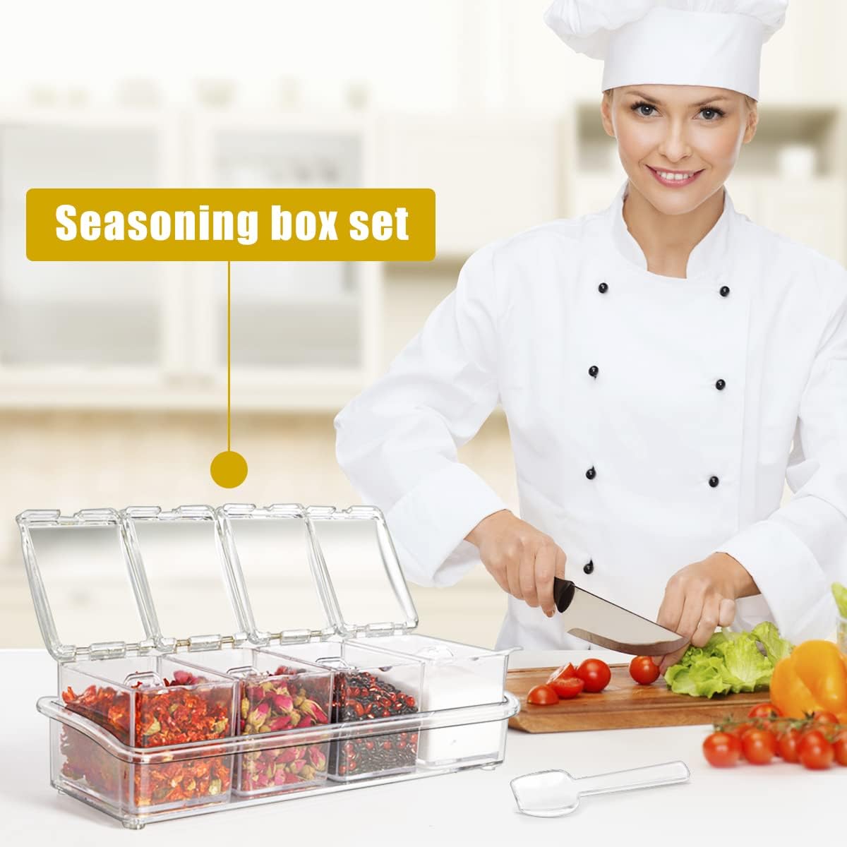 Clear Seasoning Box