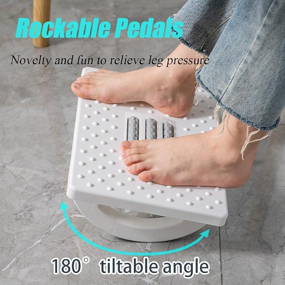 Adjustable Ergonomic Foot Rest 🦶✨