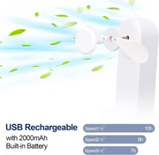 2 in 1 PowerBank Mini Handheld Fan – USB Rechargeable, Foldable & Portable Pocket Fan, Quiet Operation for Travel, Home & Outdoor