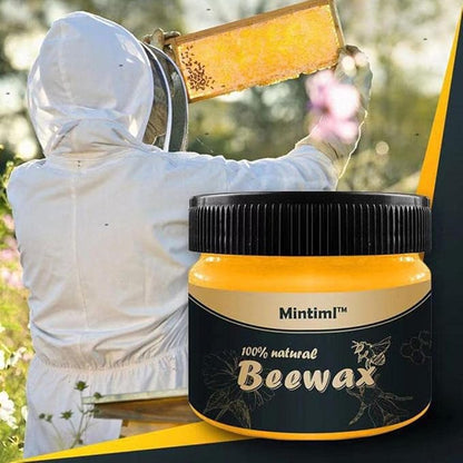 Natural Beeswax Wood Polish – Furniture & Floor Care Wax