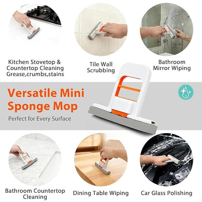 Mini Foldable Sponge Mop 🧽✨