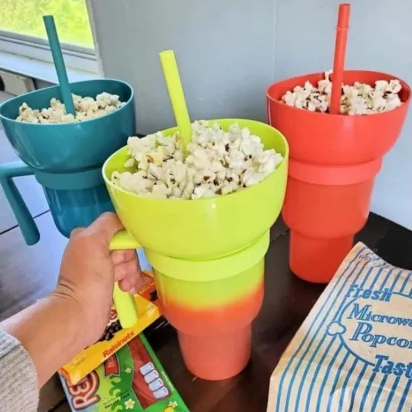 Drink and Snack Cup in One