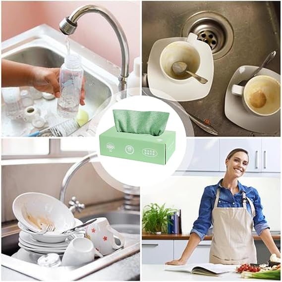 Pull-Out Microfiber Cleaning Cloths – 20PCS 🧽✨
