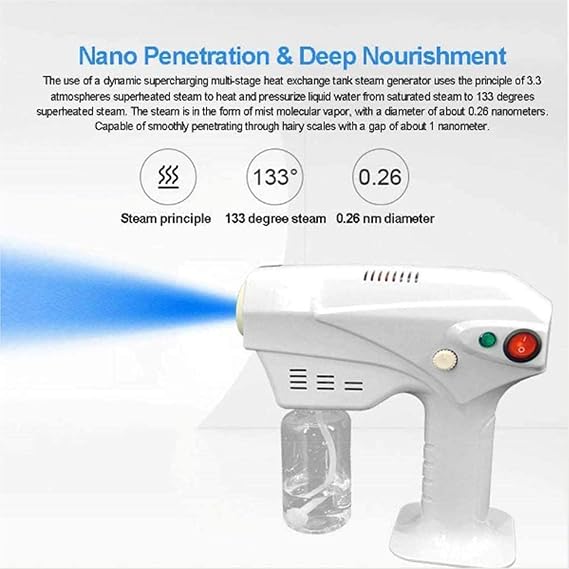 Nano Hair Steamer Gun – Hydrating Micro Mist Sprayer 💨💇‍♀️