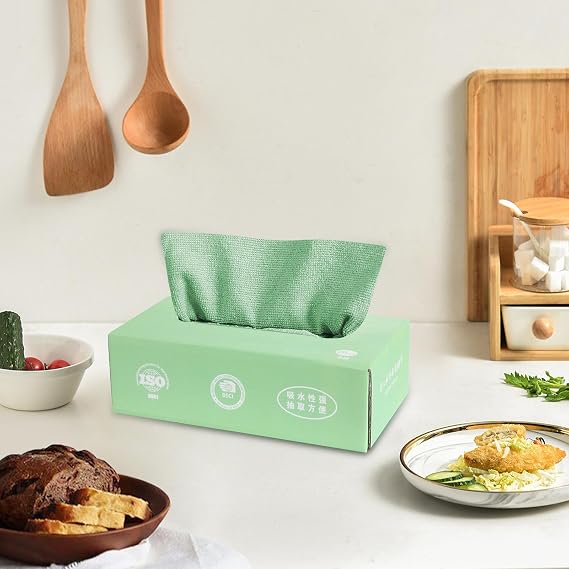 Pull-Out Microfiber Cleaning Cloths – 20PCS 🧽✨