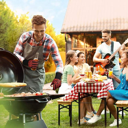Extreme Heat Resistant BBQ Gloves 🔥🧤