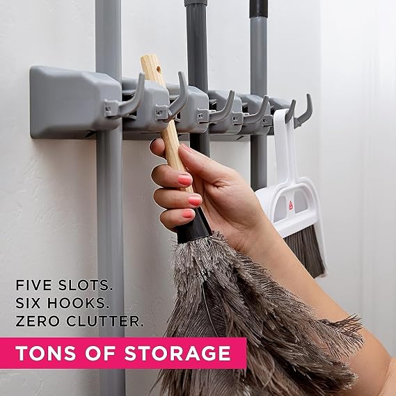 Wall-Mounted Mop & Broom Holder 🧹✨