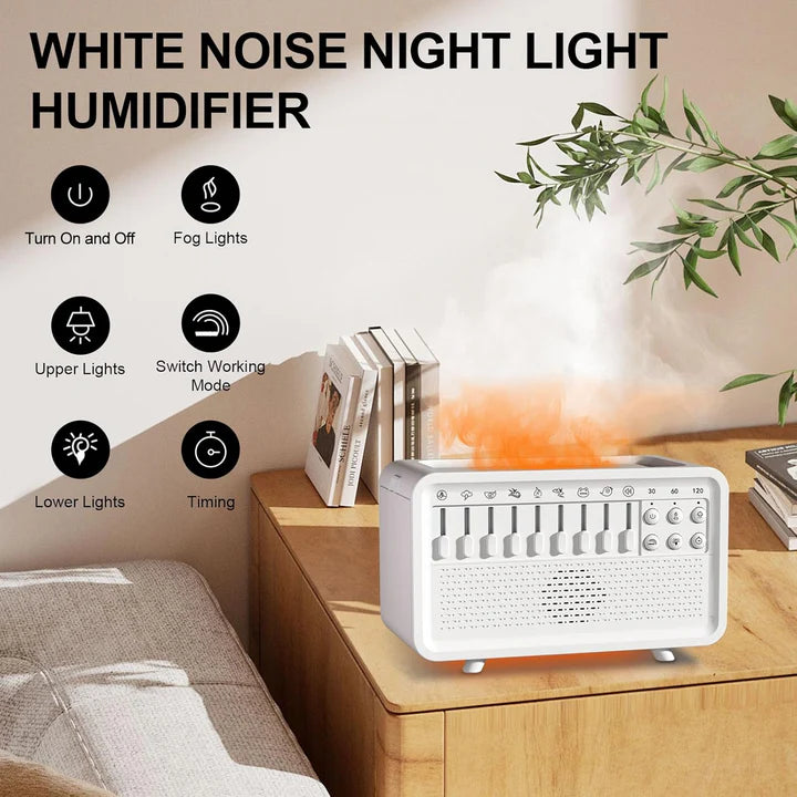 4 in 1 White Noise Sound Machine Humidifier Diffuser
