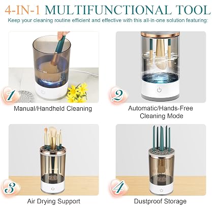 Automatic Electric Makeup Brush Cleaner 💄🫧