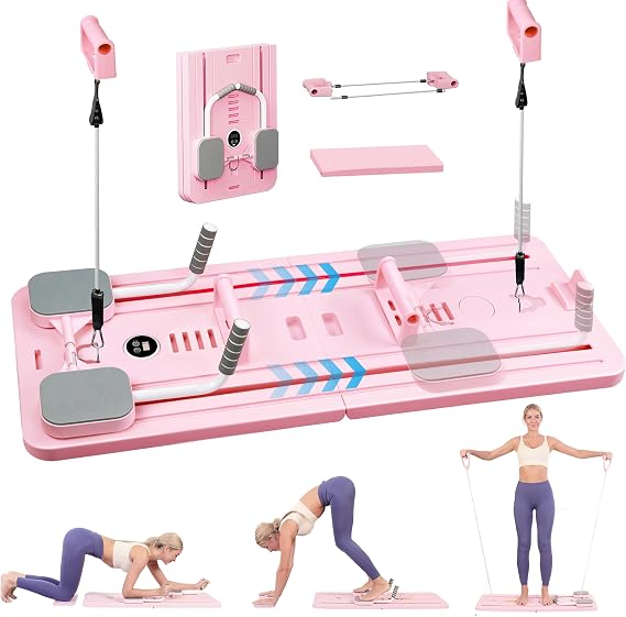 EPHESPORT Foldable Pilates Reformer Board 🧘‍♀️💪✨