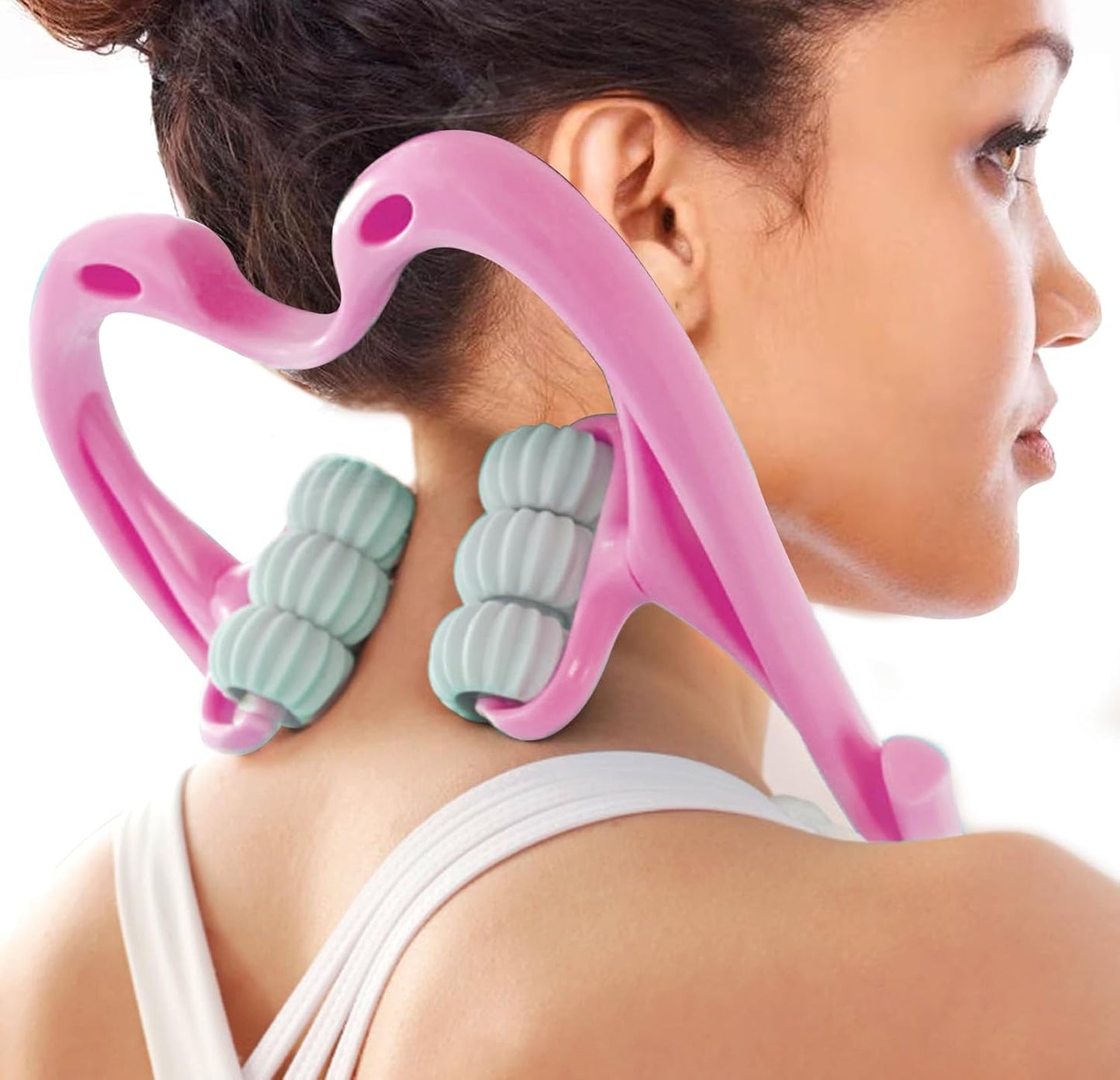Hand Neck Massager with Rollers