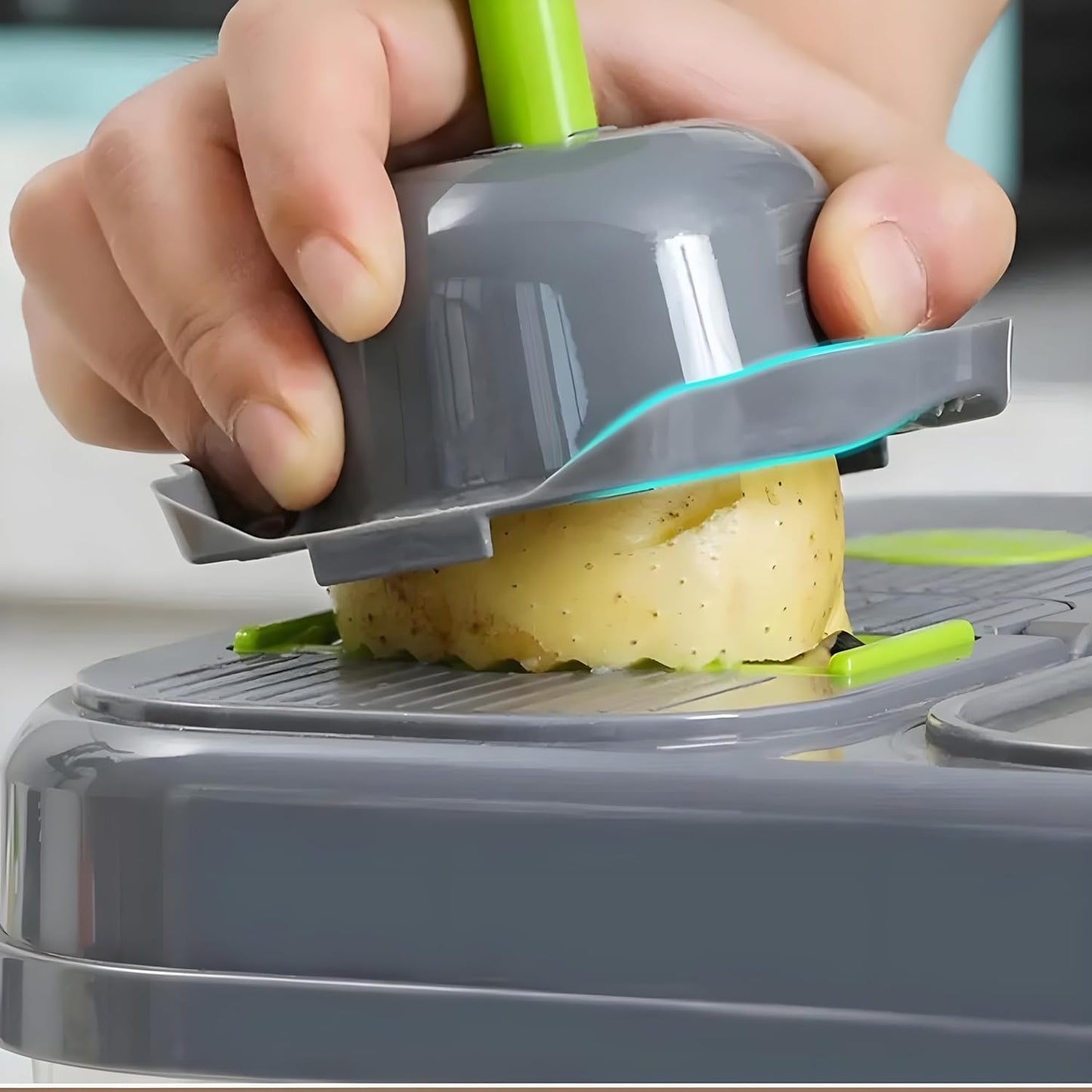 Multifunctional Kitchen Gadget: Vegetable Chopper, Fruit Slicer, and Grater