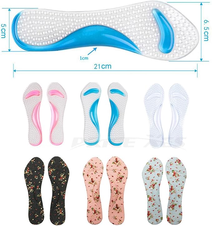 Gel High Heel Insoles – Arch Support & Heel Cushion