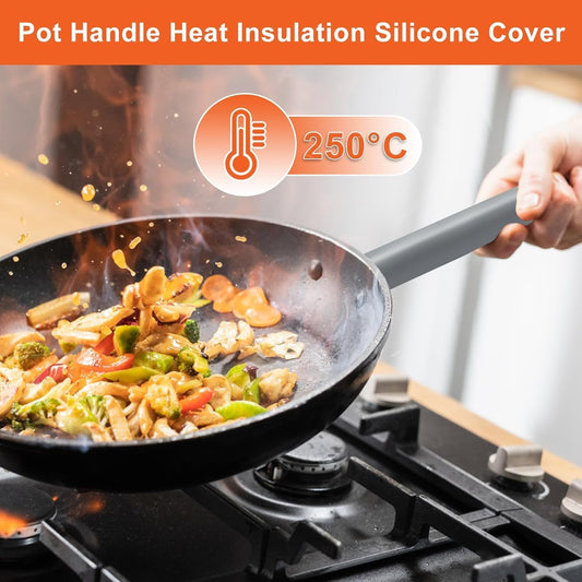 Silicone Pot Handle Cover – Heat Resistant Anti-Scald Grip