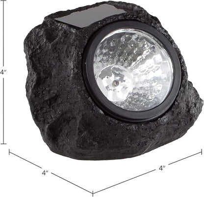 LED Solar Rock Lights – Set of 4 ☀️🪨✨