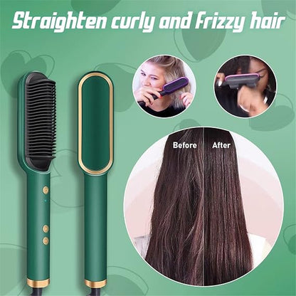 2-in-1 Hair Straightening Comb ✨💇‍♀️