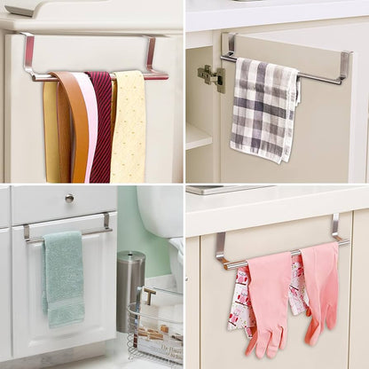 Over-the-Cabinet Towel Bar – Stainless Steel Kitchen Towel Holder