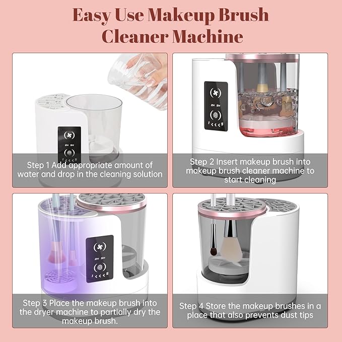 3 in 1 Makeup Brush Cleaner & Dryer & Holder
