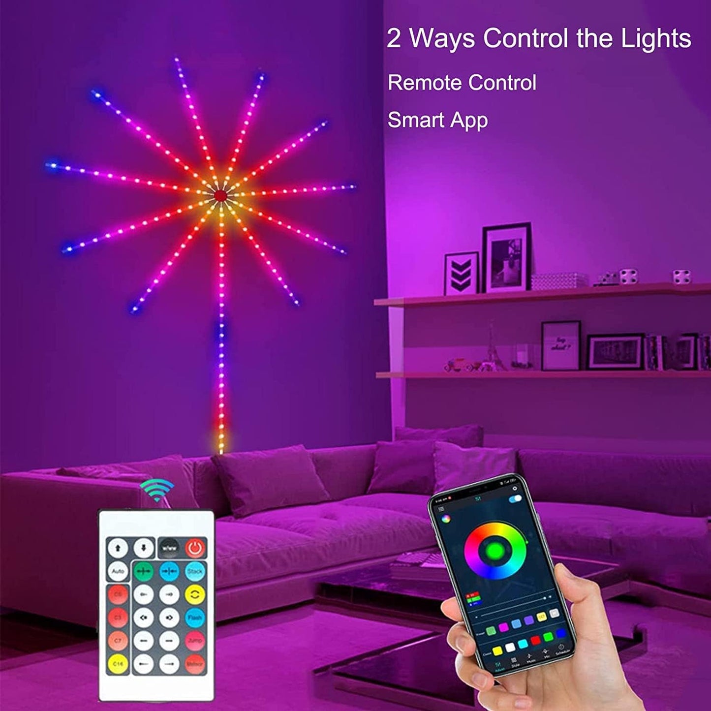Smart Firework LED Light