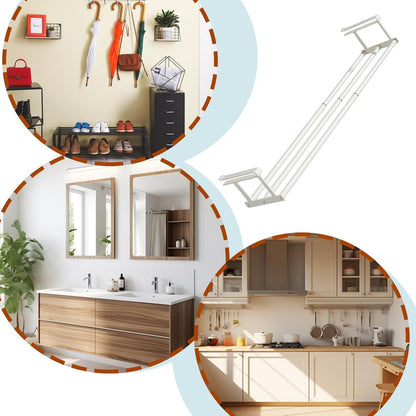 Retractable Shoe Rack Organizer – Space Saving Closet Storage