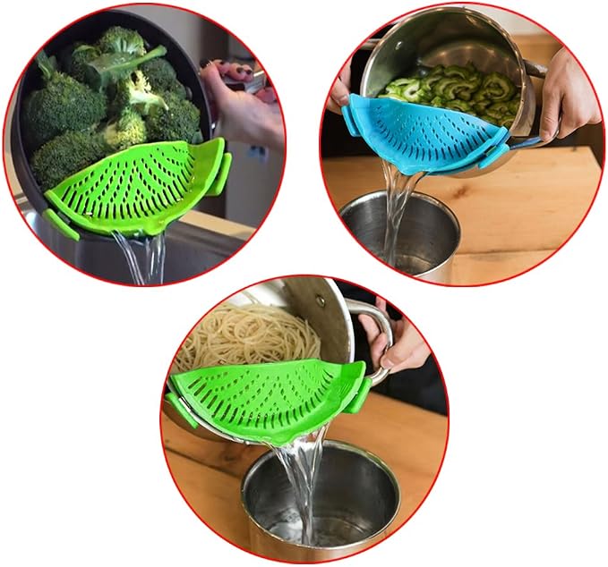 Clip-On Pot Strainer 🥦🍝💧