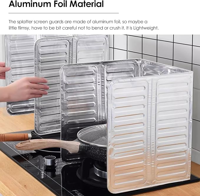 Foldable Stove Splash Guard – Oil & Heat Shield 🍳🔥