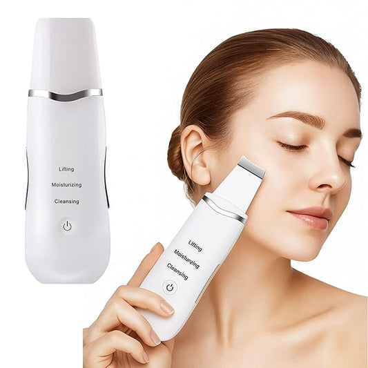Ultrasonic Skin Scrubber – Deep Facial Cleansing Device ✨💆‍♀️