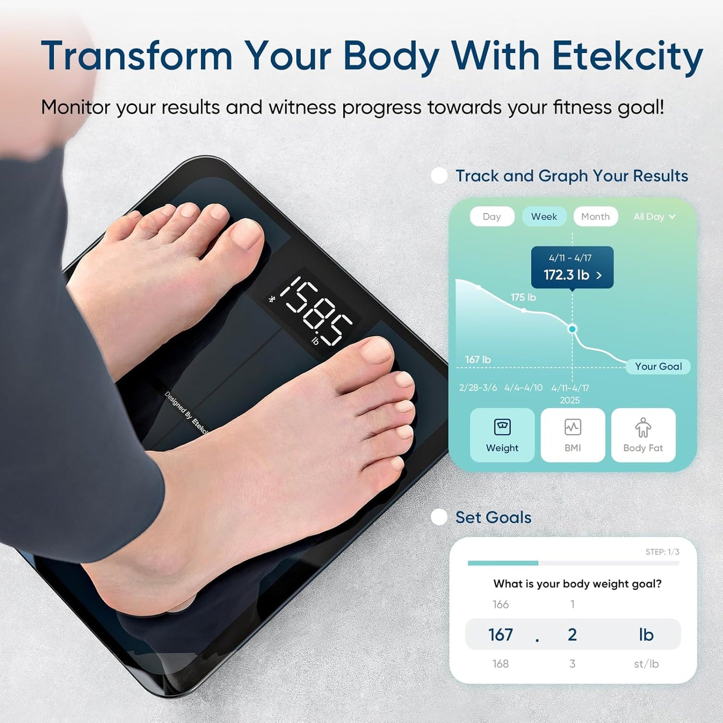 Phone App Weight Scale Bluetooth Body Fat