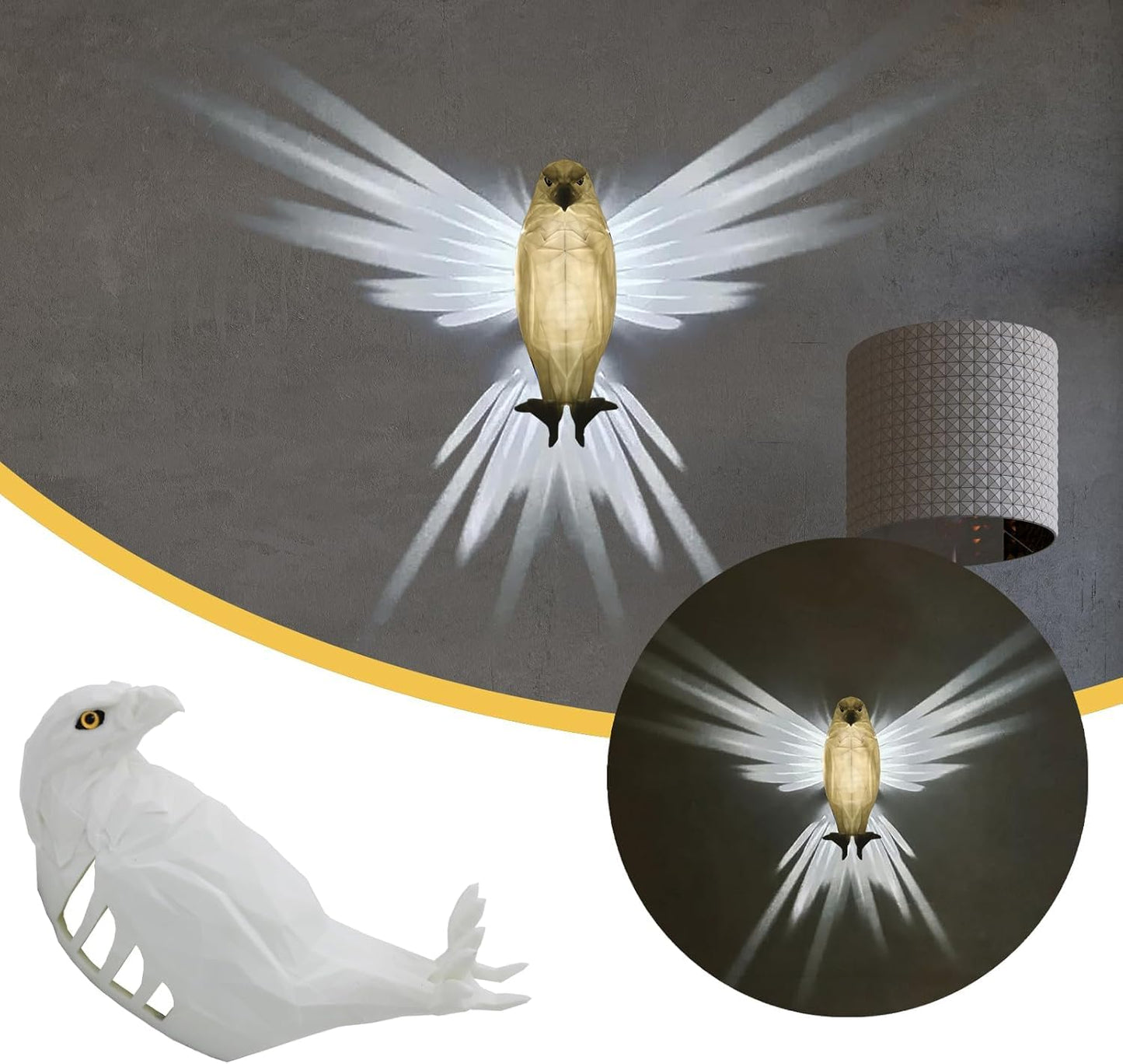 Bald Eagle Wall Light
