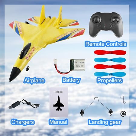 JOYBER SU-27 RC Fighter Jet – 1:16 ✈️🎮💛