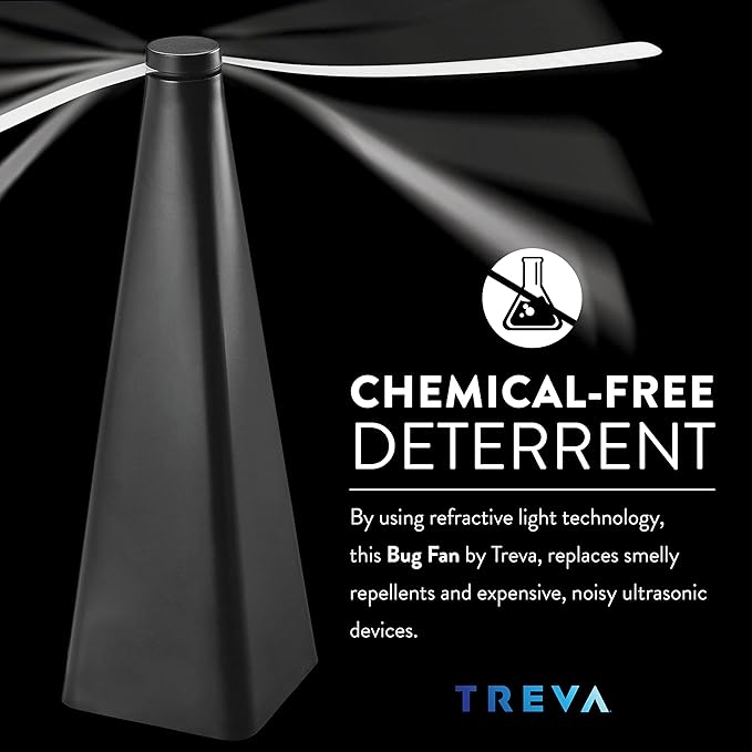 Fly Repellent Table Fan – Reflective Blade Insect Deterrent