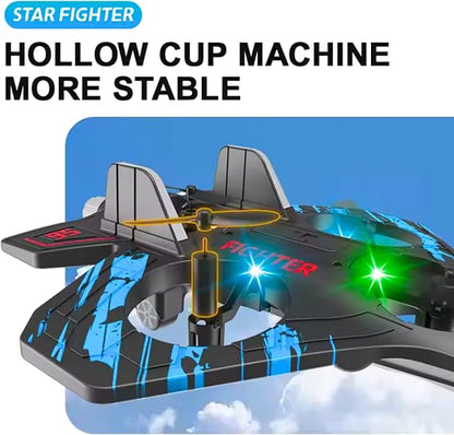 Remote Control Fighter Jet – Rechargeable RC Plane for Kids ✈️✨