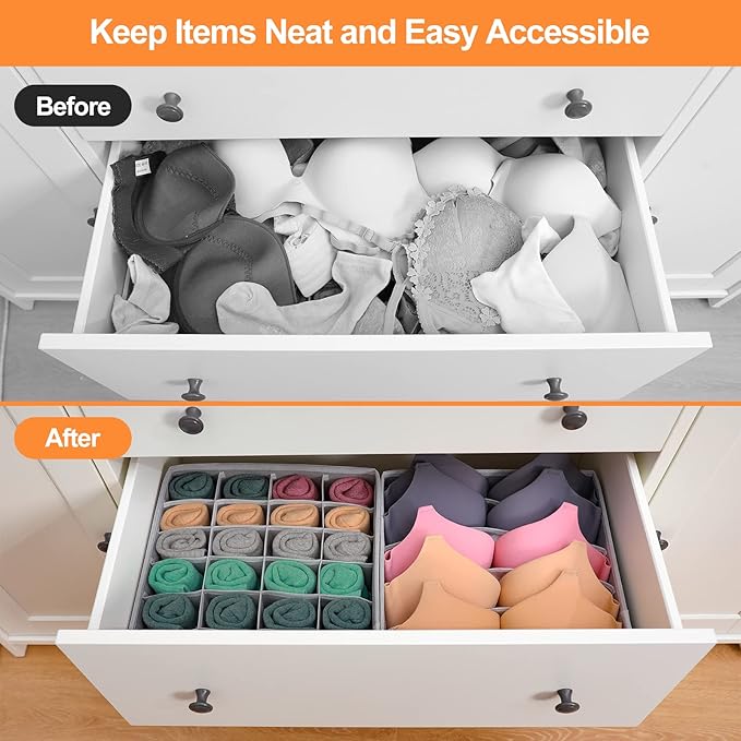 Underwear Storage Box Set Of 4 Pcs