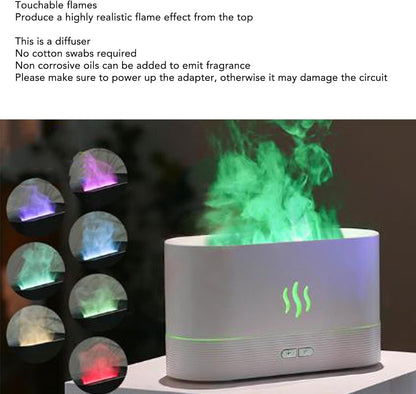 Colorful Flame Diffuser Humidifier
