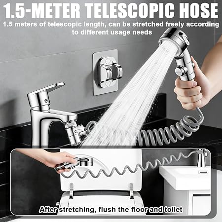Basin Handheld Shower Sprayer with Hose 🚿✨