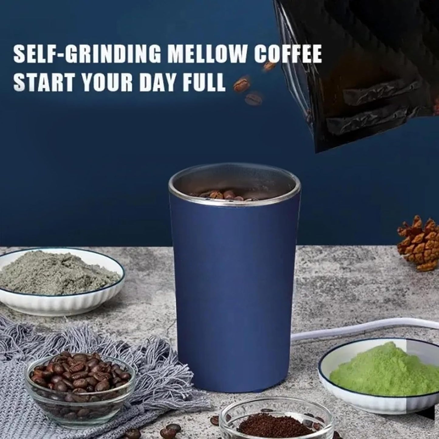 Multi-Functional Electric Grinder – Coffee & Spice Blender