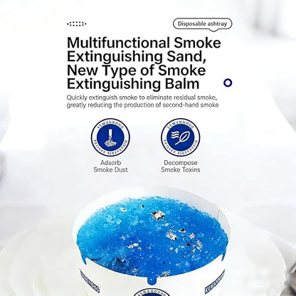 Disposable Foam Ashtrays – 25PCS 🚬🧼