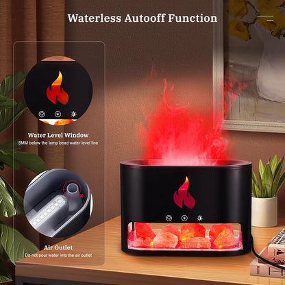 2-in-1 Flame Essential Oil Diffuser