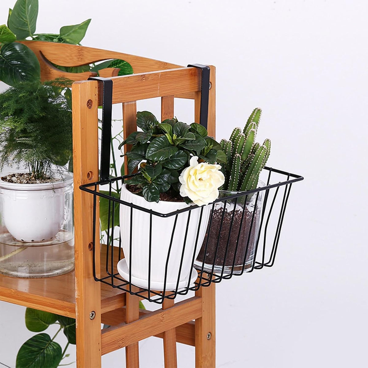 Hanging Behind-Door Storage Basket-B 🧴🖤
