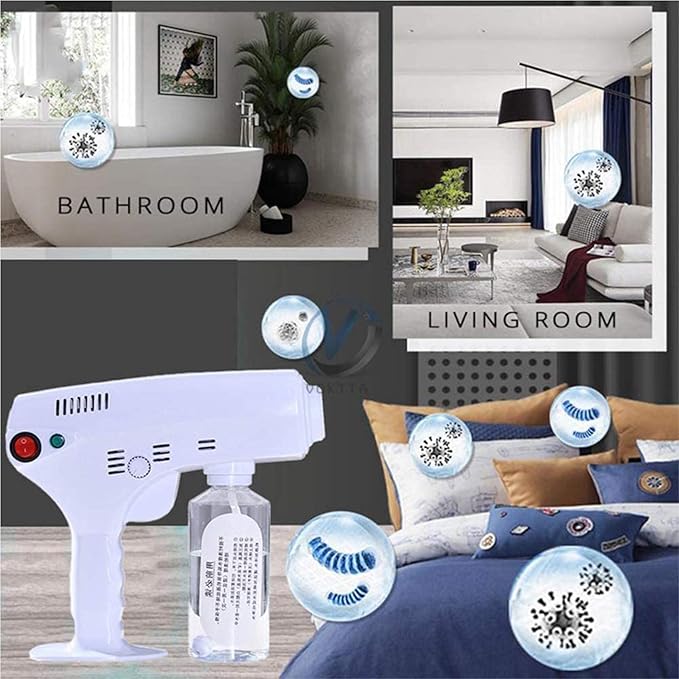 Portable Nano Mist Spray Gun – Rechargeable Sanitizing Sprayer 💨✨