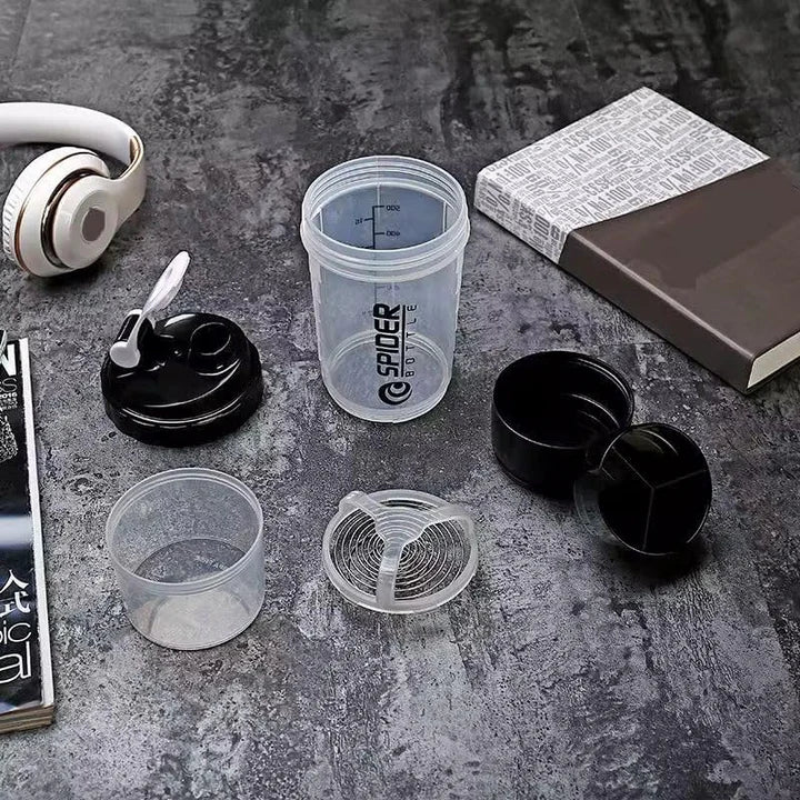 3 In 1 Spider Shaker Bottle 500ml