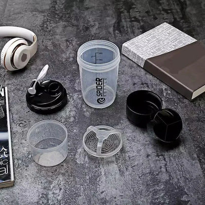 3 In 1 Spider Shaker Bottle 500ml