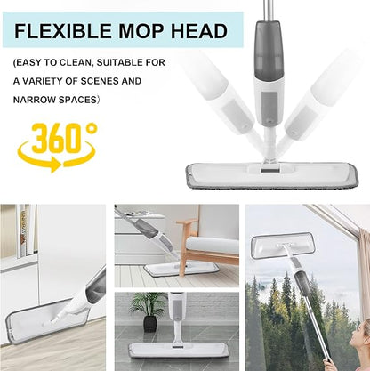 Microfiber Spray Mop with Refillable Bottle 🧹💦