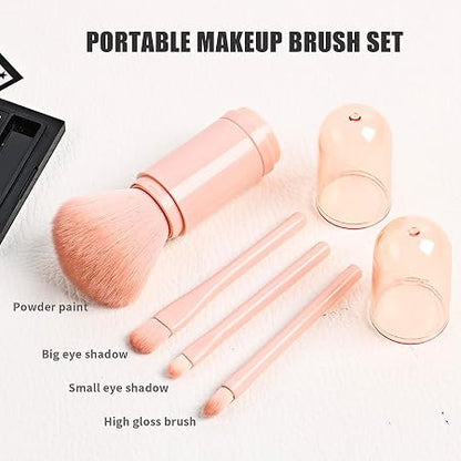 4-in-1 Portable Makeup Brush Set